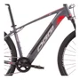 BICICILETA ELETRICA OGGI 29 BW 8.0 32KM/H 8V CINZA/VERMELHO
