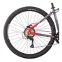 BICICILETA ELETRICA OGGI 29 BW 8.0 32KM/H 8V CINZA/VERMELHO