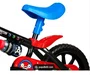 BICICLETA ARO 12 INFANTIL MECHANIC PU PRETO/VERMELHO/AZUL