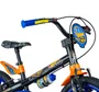 BICICLETA INFANTIL ARO 16 HOT WHEELS PRETO/LARANJA/AZUL