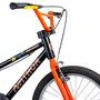 BICICLETA INFANTIL NATHOR APOLLO PRETA/LARANJA ARO 20
