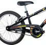BICICLETA INFANTIL NATHOR APOLLO PRETA/LARANJA ARO 20