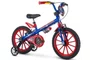 BICICLETA NATHOR ARO 16 CAPITAO AMERICA AZUL/VERMELHA