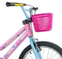 BICICLETA NATHOR INFANTIL ARO 20 BARBIE ROSA/AZUL
