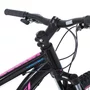 BICICLETA OGGI ARO 24 HACKER 21V ALUMINIO PRETO E ROSA