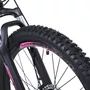 BICICLETA OGGI ARO 24 HACKER 21V ALUMINIO PRETO E ROSA