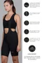 BRETELLE CICLISMO MAURO RIBEIRO FEMININO POCKET PRETO
