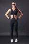 Calca Bretelle Mauro Ribeiro Feminina Ergo Optimize Preta