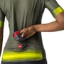 Camisa Ciclismo Castelli Feminina Gradient Verde Militar
