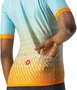 Camisa Ciclismo Castelli Feminino Climber's 2.0 Laranja/Azul