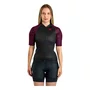 Camisa Ciclismo Free Force Feminina Basic Spinel Preto/Rosa