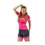 Camisa Ciclismo Free Force Feminina Basic Spring Rosa/Salmao