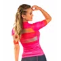Camisa Ciclismo Free Force Feminina Basic Spring Rosa/Salmao