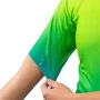 Camisa Ciclismo Free Force Feminina Start All Fit Green-Blue