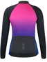 Camisa Ciclismo Free Force Feminina Start Gradient Pink Purple Peluciada