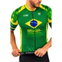Camisa Ciclismo Free Force Masculina Aero Brasil Collection Cbc Verde