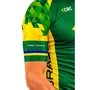 Camisa Ciclismo Free Force Masculina Aero Brasil Collection Cbc Verde