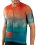 Camisa Ciclismo Free Force Masculina Basic Laranja/Azul
