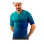 Camisa Ciclismo Free Force Masculina Start All Fit Blue Gradient Azul