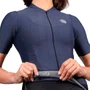 Camisa de Ciclismo Mauro Ribeiro Fiber 2.0 Feminina Azul