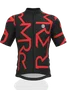 Camisa Ciclismo Mauro Ribeiro Masculina Identite Preta/Vermelho
