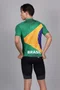 Camisa Ciclismo Mauro Ribeiro Masculino Brasil Verde