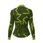 Camisa Ciclismo Mauro Riberio Manga Longa Feminina Identite Oliva