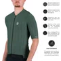 Camisa de Ciclismo Mauro Ribeiro Fiber 2.0 Masculino Verde
