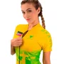 Camisa Free Force Ciclismo Feminina Start Rio Amarela