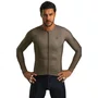 Camisa Free Force Masculina Training Manga Longa Marrom