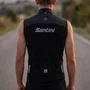 Colete Santini Latam Gravel Trail Wind Vest Preto
