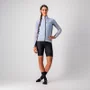 Jaqueta Castelli Corta Vento Feminino Squadra Stretch Prata