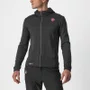 JAQUETA CASTELLI MILANO FULL ZIP FLEECE MELANGE LIGHT BLACK
