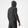 JAQUETA CASTELLI MILANO FULL ZIP FLEECE MELANGE LIGHT BLACK