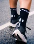 Meia De Compressão Cano Medio Pro Marathon Socks V2.0 Preto