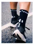Meia De Compressão Cano Medio Pro Marathon Socks V2.0 Preto