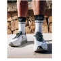 Meia de Compressão Média Compressport v2.0 Branco/Preto