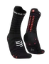 Meia de Compressao P/Corrida V4 Ultra Light Cano Medio Preto