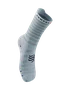 Meia de Compressao P/Corrida V4 UltraLight Cano Medio Branco