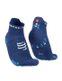 Meia de Compressao Para Corrida Cano Curto V4 Azul