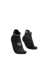 Meia de Compressao Para Corrida Cano Curto V4 Preto/Branco