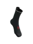 Meia de Compressao Para Corrida Cano Médio V4 Preto/Branco