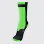 MEIA OLYMPIKUS BPC CANO MEDIO 39/44 PRETA/VERDE