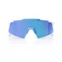 OCULOS 100% AEROCRAFT MATTE WHITE HIPER BLUE MIRROR