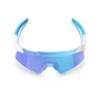 OCULOS 100% AEROCRAFT MATTE WHITE HIPER BLUE MIRROR