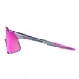 OCULOS 100% HYPERCRAFT GLOSS LIGHT GREY PURPLE MIRROR LENS