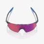 OCULOS 100% HYPERCRAFT SQ SATIN STORM METALLIC PURPLE MIRROR