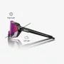 OCULOS 100% KORBIN GLOSS BLACK PURPLE MIRROR PHOTOCHROMIC