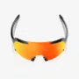 OCULOS 100% KORBIN GLOSS METALLIC BLACK HIPER RED MULTILAYER