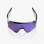 OCULOS 100% S3 POLISHED BLACK HIPER LAVENDER MIRROR POLARIZED LENS